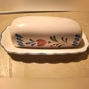 Nikko Floral Ceramic Butter Dish
